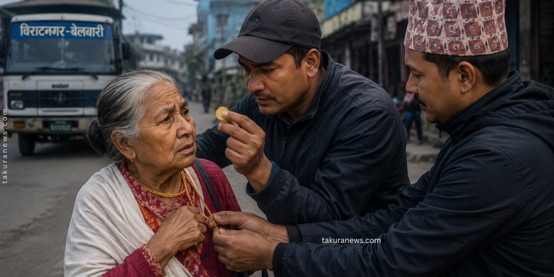 ‘यूकेबाट ल्याएको सुन’ भन्दै वृद्धवृद्धा निशानामा, पूर्वी नेपालमा ठगीको गिरोह सक्रिय 