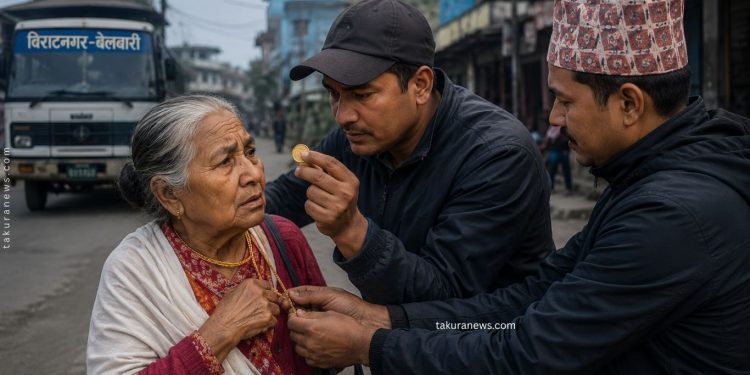 ‘यूकेबाट ल्याएको सुन’ भन्दै वृद्धवृद्धा निशानामा, पूर्वी नेपालमा ठगीको गिरोह सक्रिय