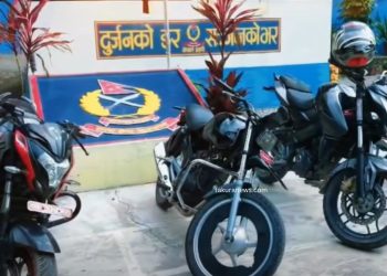 मोडिफाई गरिएका सात वटा मोटरसाइकल नियन्त्रणमा, चालकलाई सचेतनामूलक कक्षा