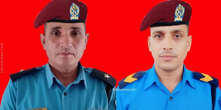 सुनसरीमा कार्यरत असई थापा र हवल्दार ढकाल असार महिनाका ‘सर्वोत्कृष्ट प्रहरी’