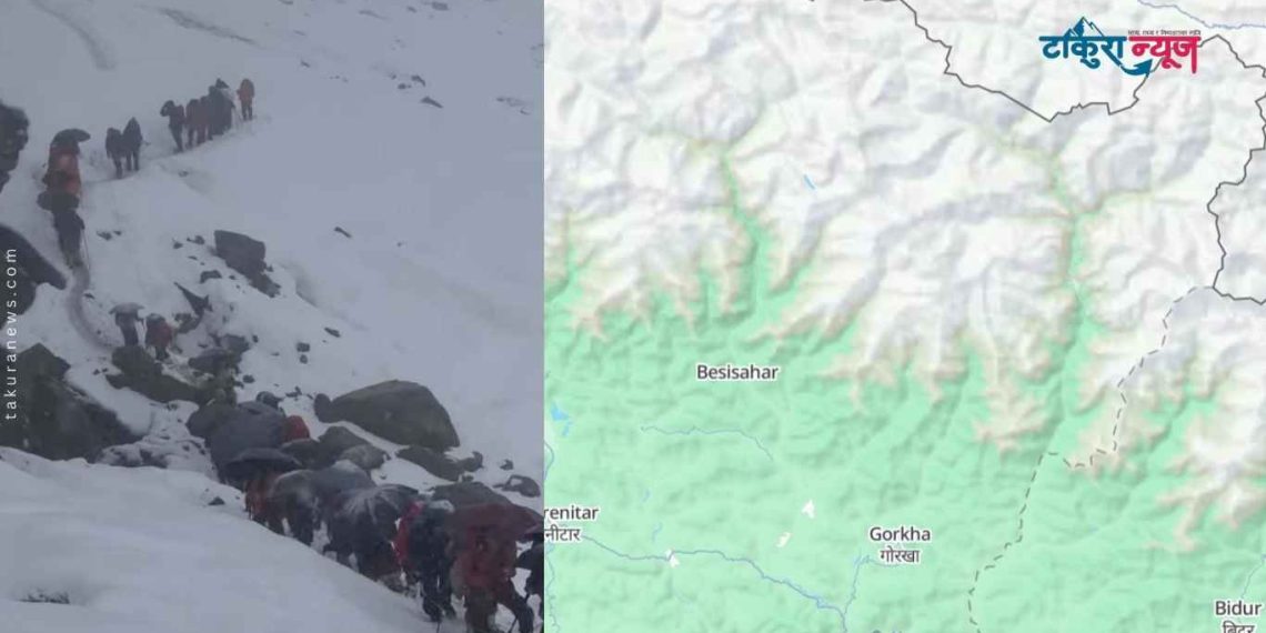 मनास्लुमा हिमपहिरो : भारतीय मूलका जर्मन आरोही र नेपाली गाइडको मृत्यु