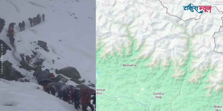 मनास्लुमा हिमपहिरो : भारतीय मूलका जर्मन आरोही र नेपाली गाइडको मृत्यु