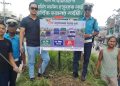 इटहरीमा सडक सुरक्षाका लागि रिफ्लेक्टर बोर्ड राखियो