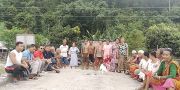 विकास निर्माणमा हातेमालो श्रमदान