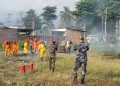 सुनसरीमा आगलागी नियन्त्रण र उद्धारमा सुरक्षा निकायको संयुक्त अभ्यास